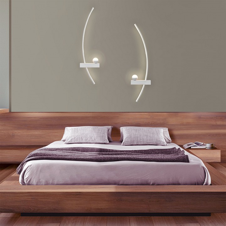 Бра escada ray 10220/2led white l