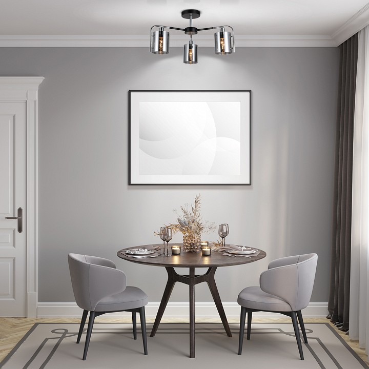 Люстра на штанге escada elegant 671/3p chrome