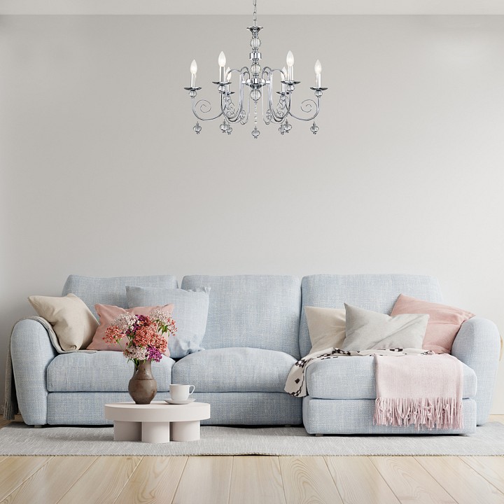 Подвесной светильник escada shine 678/6pl chrome