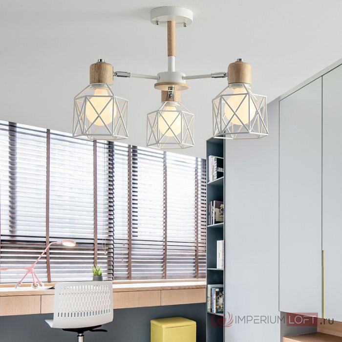 Люстра на штанге imperiumloft corf white corf-b01