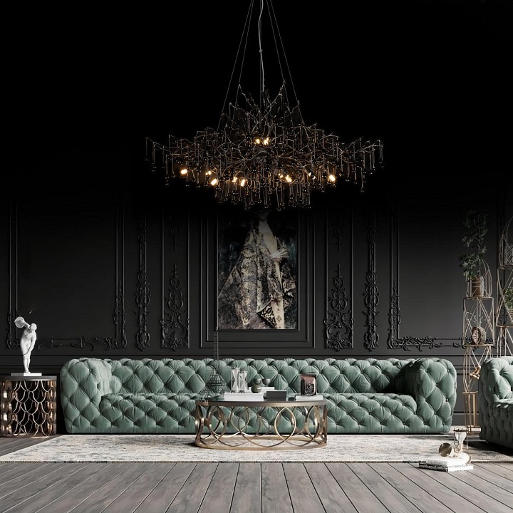 Подвесная люстра loft it bijout 10067/1500 bk