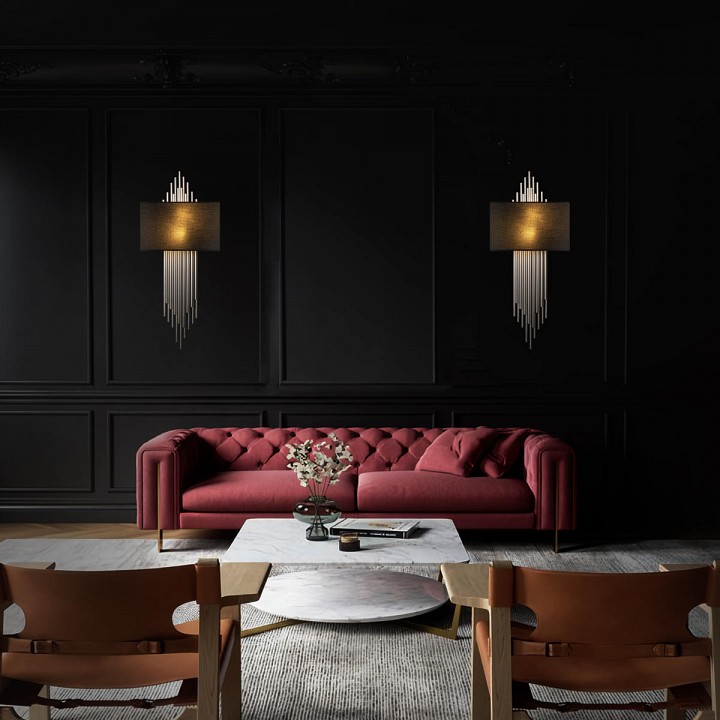 Накладной светильник loft it elegio 10107 silver black