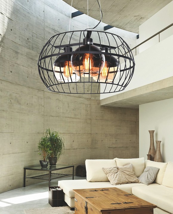 Подвесная люстра lumina deco optis ldp 11765-3 bk