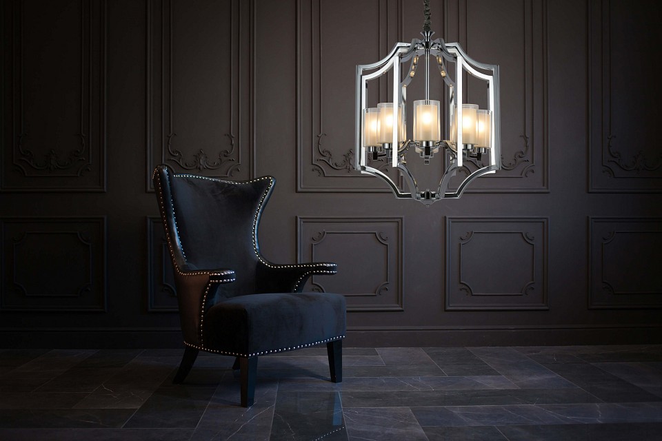 Подвесная люстра lumina deco vigatto ldp 1224-8 chr
