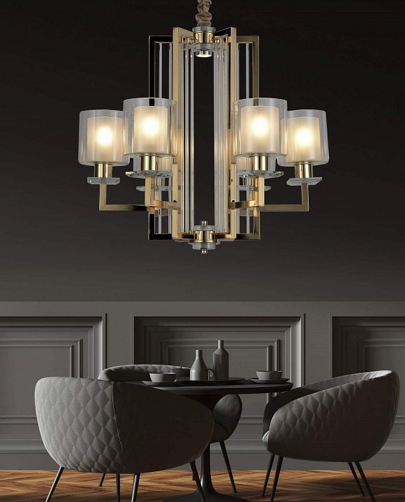 Подвесная люстра lumina deco manhattan ldp 8012-6 f.gd