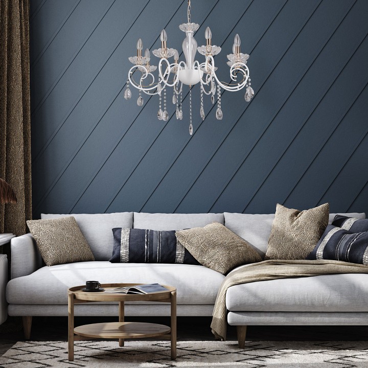 Подвесная люстра de city свеча 683015008