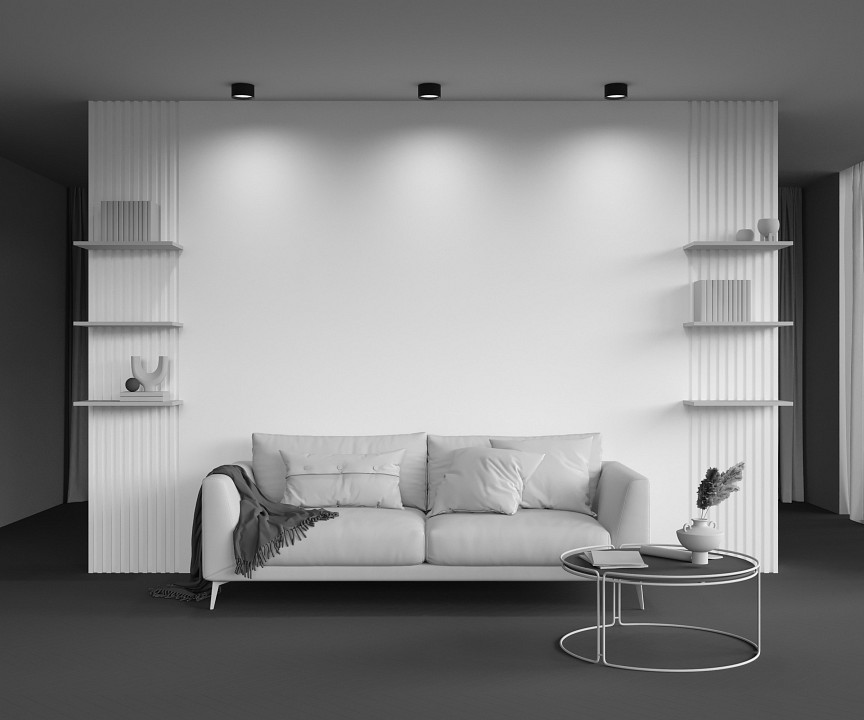 Накладной светильник maytoni glare c091cl-12w3k-b