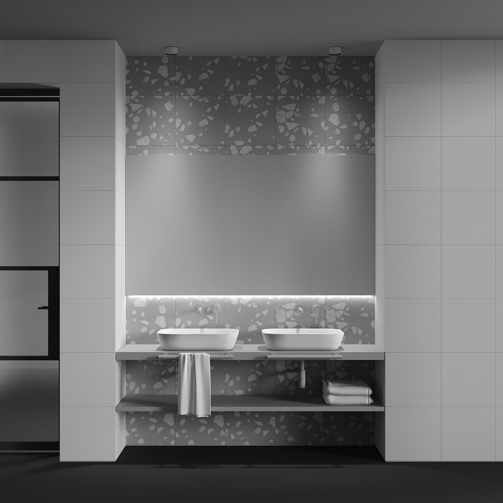 Накладной светильник maytoni glare c122cl-l7-4k-w