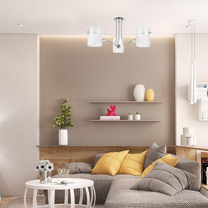 Люстра на штанге freya ampera fr2023pl-03ch