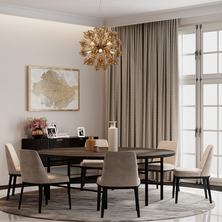 Подвесная люстра maytoni bolla mod133pl-08bs