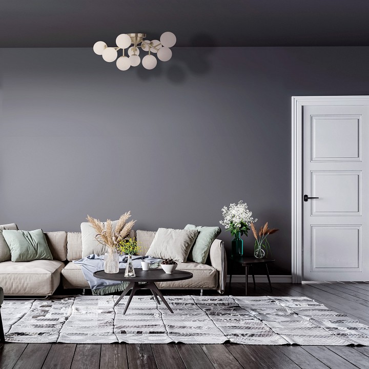 Потолочная люстра maytoni dallas mod545cl-12bs