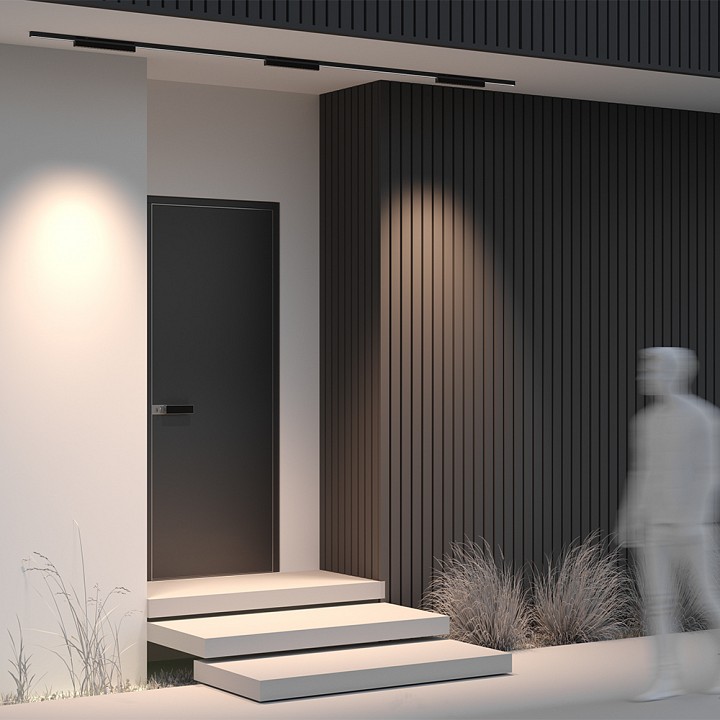 Накладной светильник maytoni points o-tr02-2-s-18wb3k