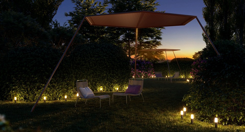 Наземный низкий светильник maytoni talpa o416fl-l3b3k