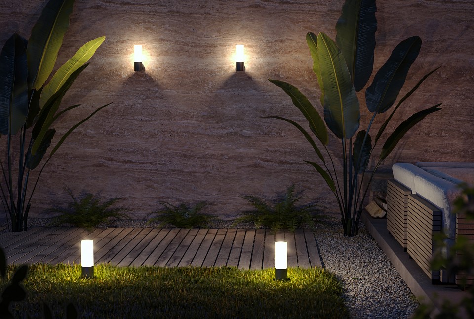 Наземный низкий светильник maytoni willis o418fl-01gr