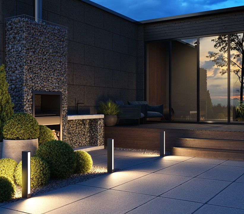 Наземный низкий светильник maytoni hof o422fl-l12gf