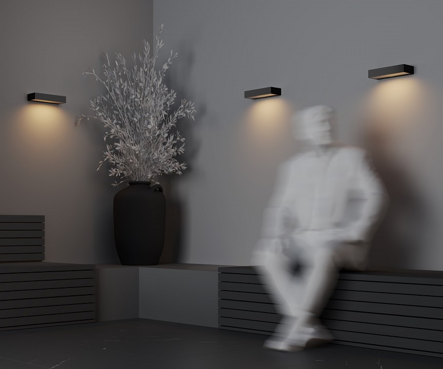 Накладной светильник maytoni lot o428wl-l10gf3k