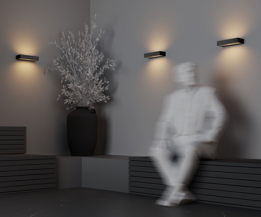 Накладной светильник maytoni lot o428wl-l20gf3k