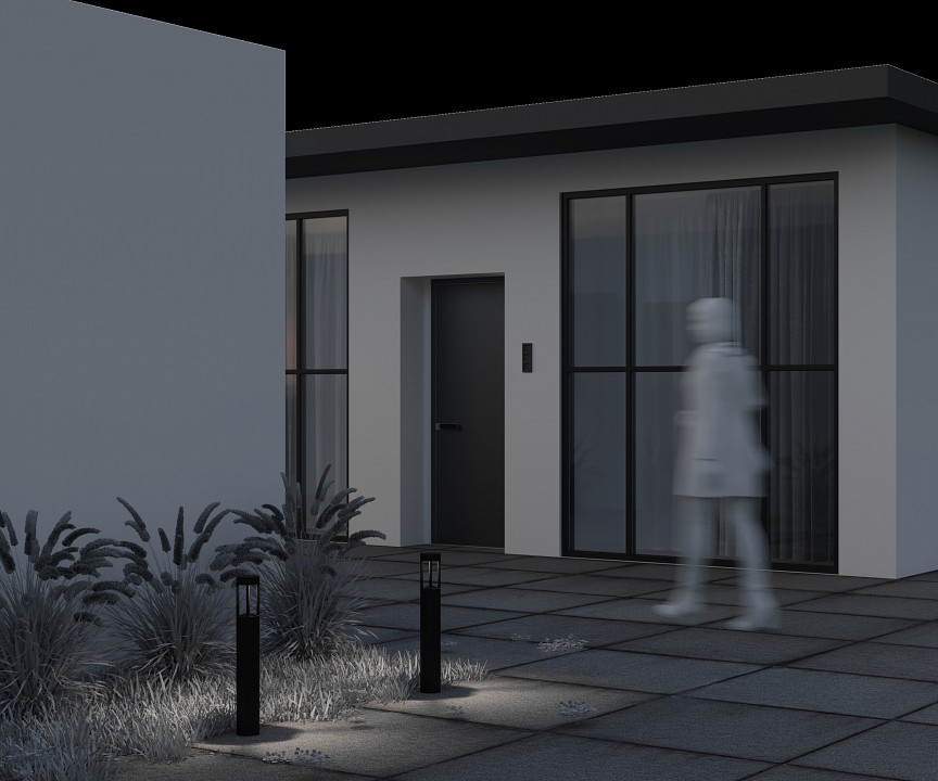 Наземный высокий светильник maytoni vint o458fl-l9gf3k