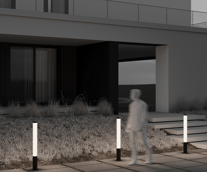 Наземный высокий светильник maytoni ster o467fl-l50b3k