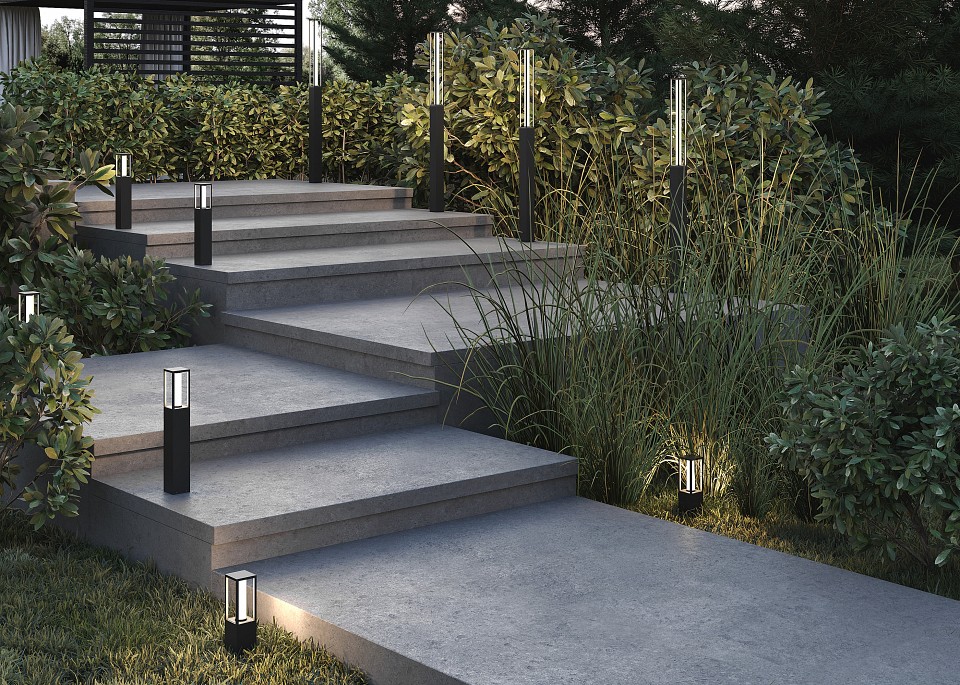 Наземный высокий светильник maytoni expo o480fl-l12b3k1