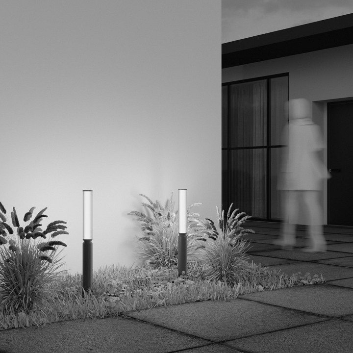 Наземный высокий светильник maytoni lit o593fl-l12br3k