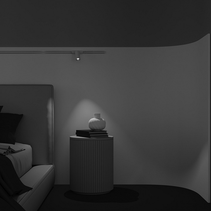 Светильник на штанге maytoni focus led tr103-1-12w4k-m-w