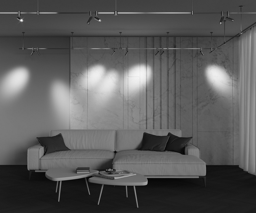 Светильник на штанге maytoni focus led tr144-1-5w3k-w-bs