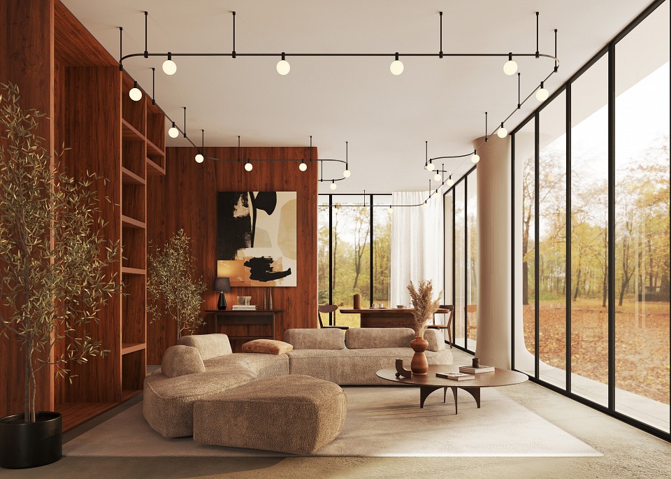 Светильник на штанге maytoni luna tr208-1-5w3k-b