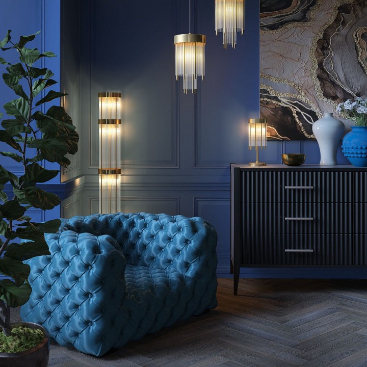 Торшер odeon light york 4788/12f