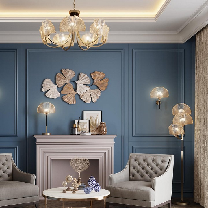 Подвесная люстра odeon light ventaglio 4870/7