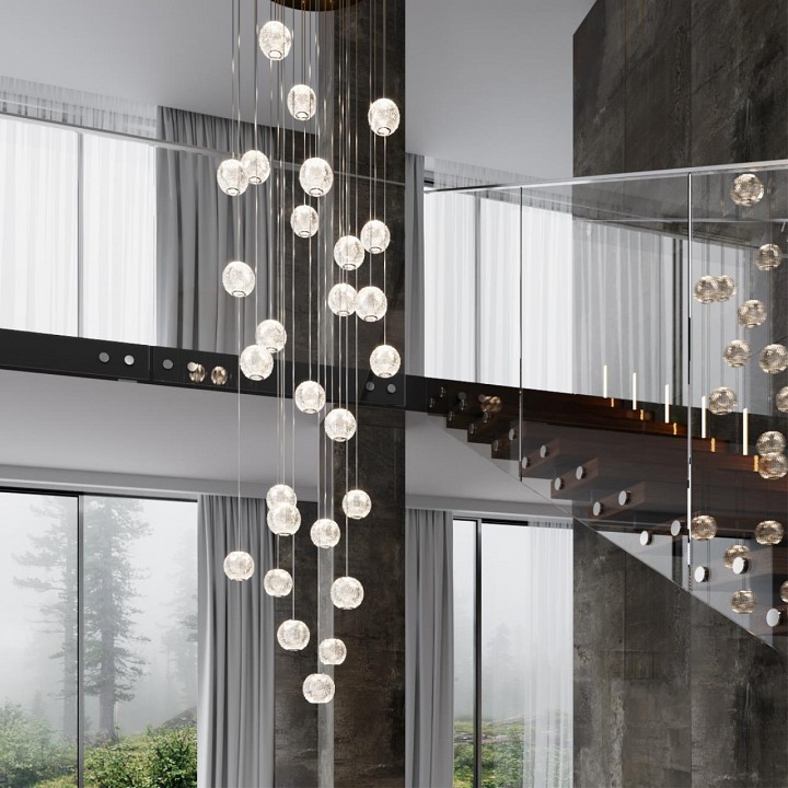 Накладной светильник odeon light crystal 1 5008/120l