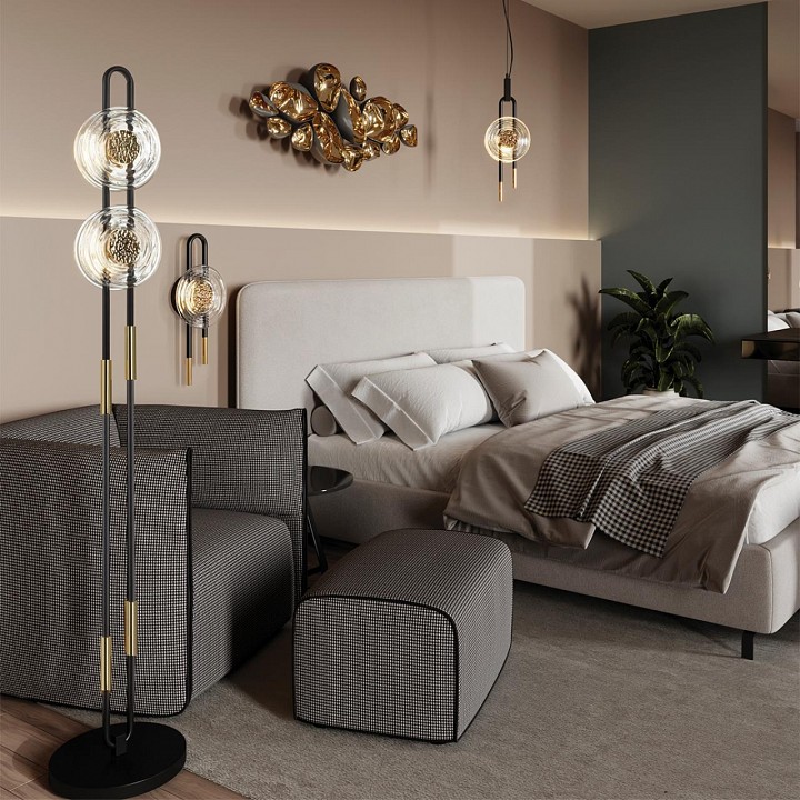 Торшер odeon light magnet 5407/23fl