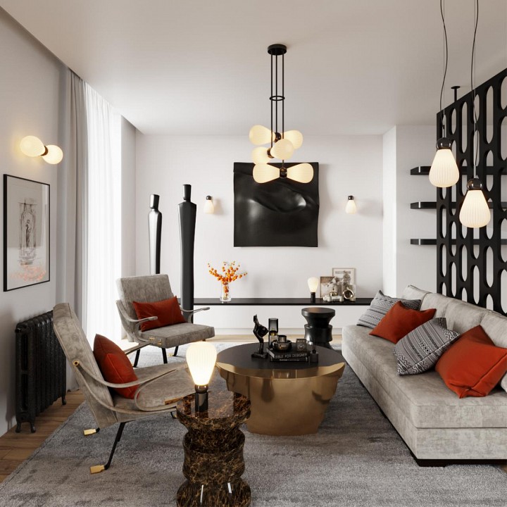 Подвесной светильник odeon light elica 2 5418/6