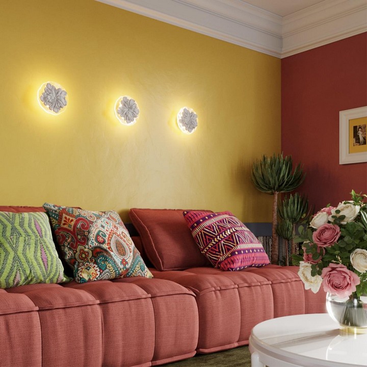 Накладной светильник odeon light fiore 6614/8wl