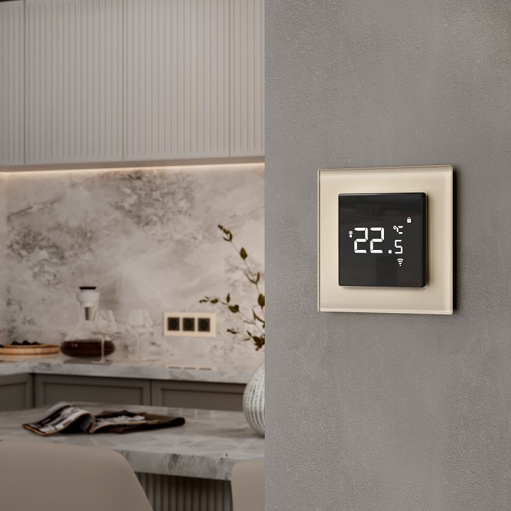 Рамка на 1 пост werkel favorit (молочный, Стекло) w0011141