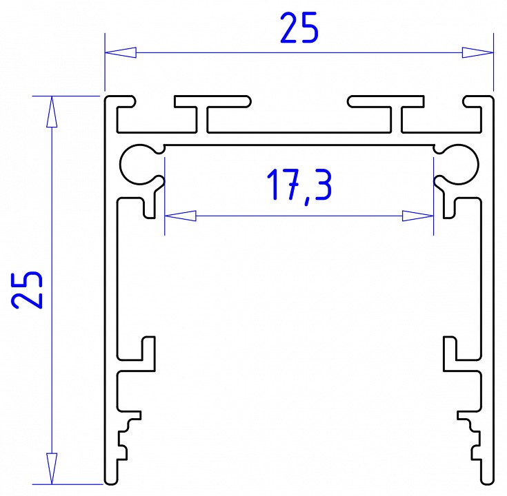 Короб накладной ambrella light profile system gp gp2500al