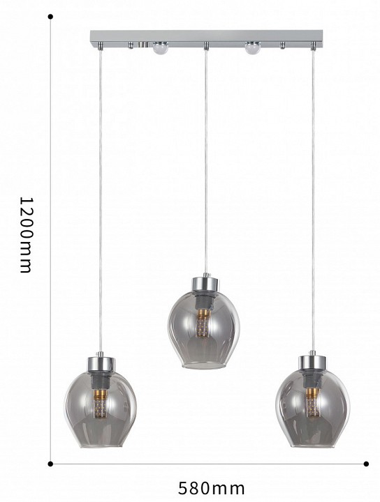 Подвесной светильник arte milano neapolis-73307 273307/3l ni