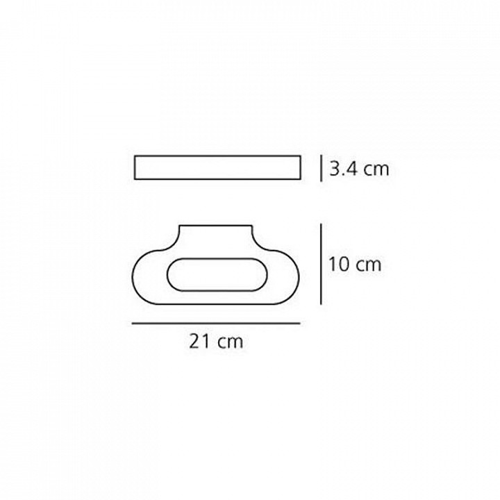 Накладной светильник artemide  0613020a