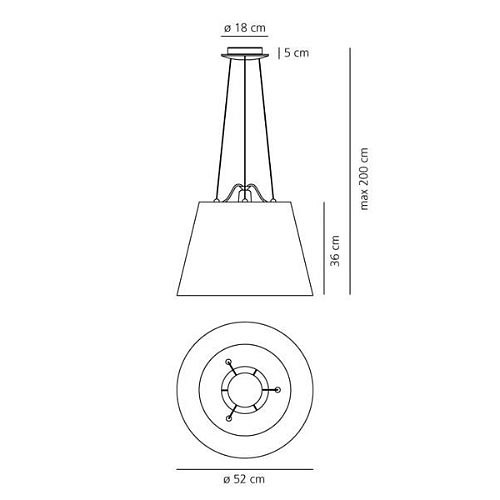 Подвес artemide  0782010a