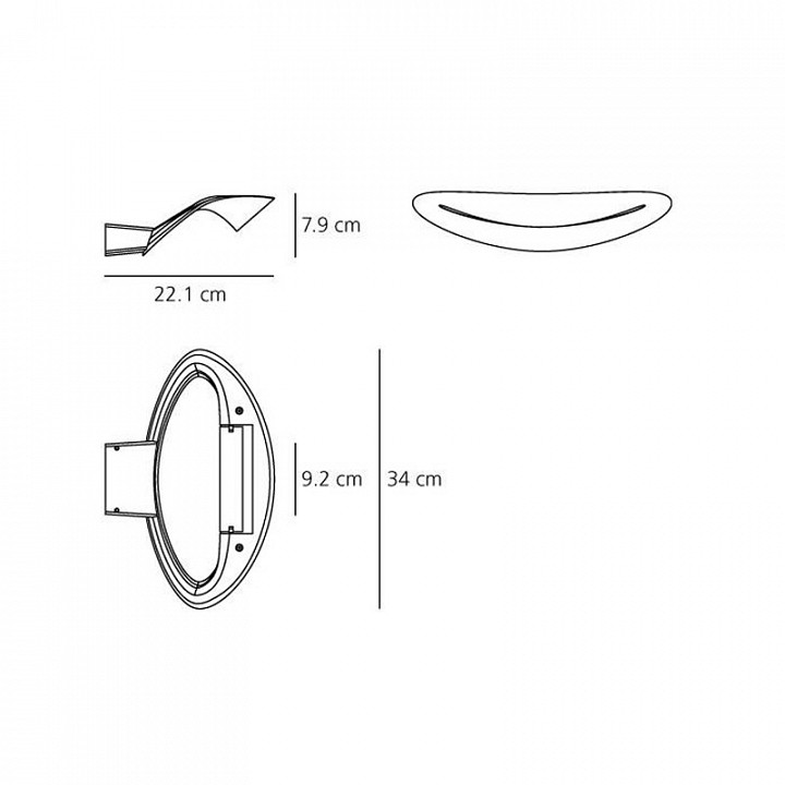 Накладной светильник artemide  0916030a