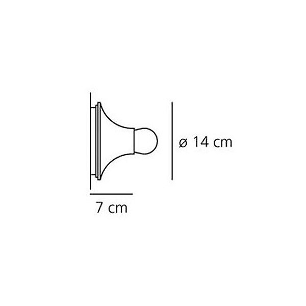Накладной светильник artemide  a048120