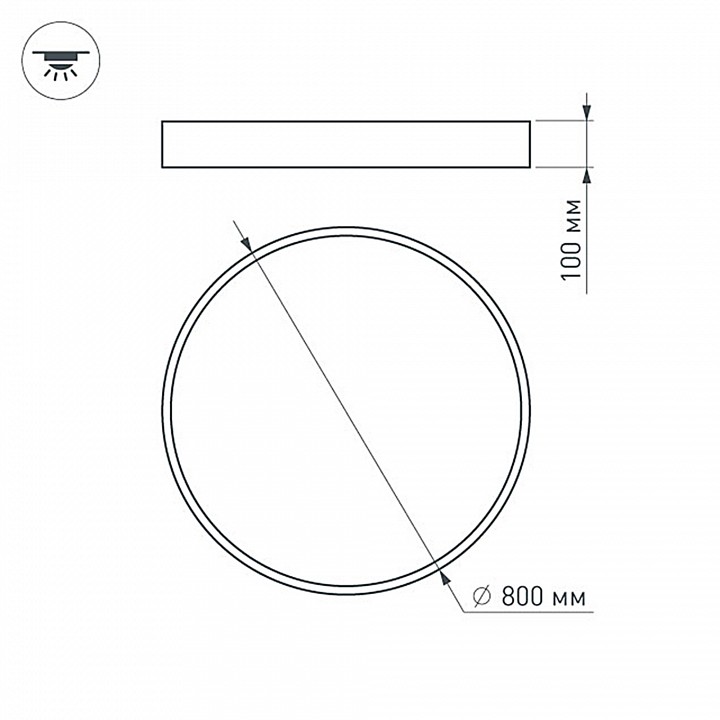 Накладной светильник arlight tor pill 023003(2)