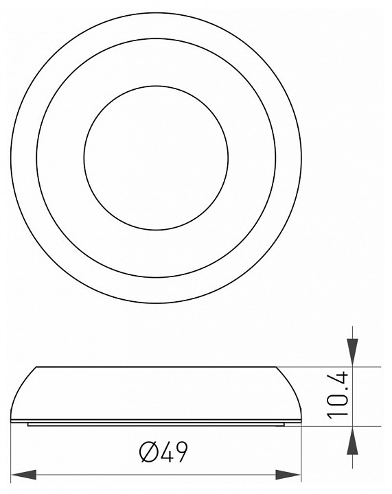 Рамка на 1 пост arlight deck 024932