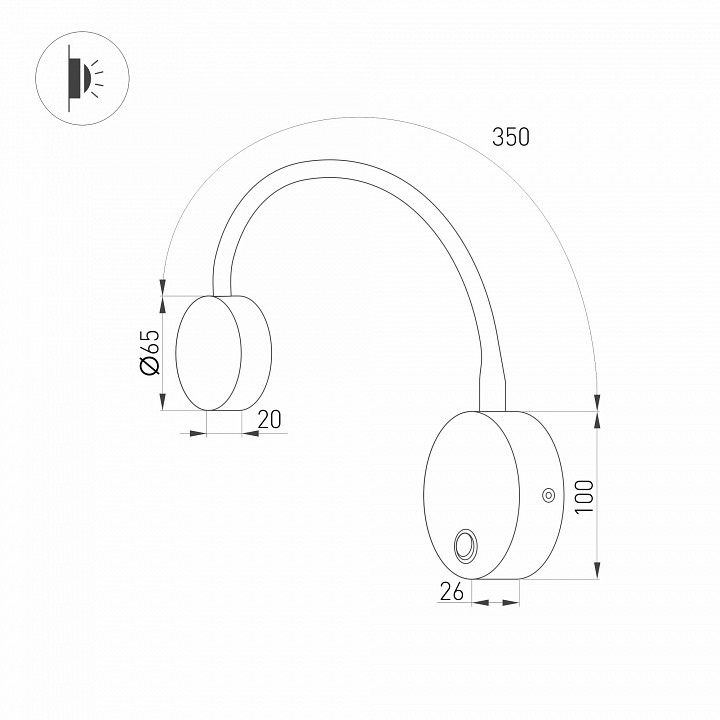 Бра arlight son 031395
