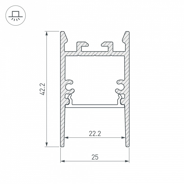 Профиль универсальный arlight sl-comfort 031727
