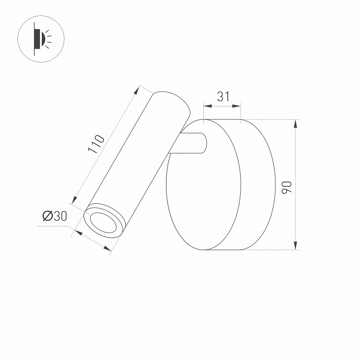 Бра arlight bed 033061