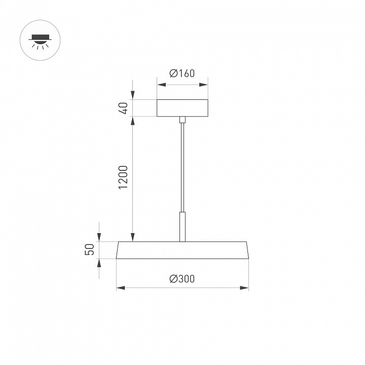 Подвесной светильник arlight elegant 033919
