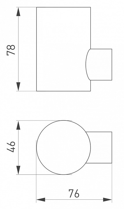 Светильник на штанге arlight ray 034101
