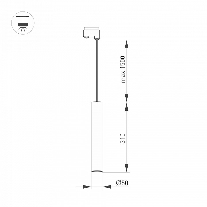 Подвесной светильник arlight pipe 37424
