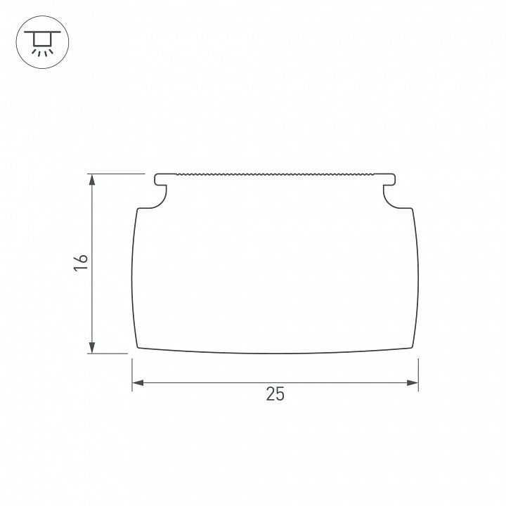 Рассеиватель arlight sl-line 041797